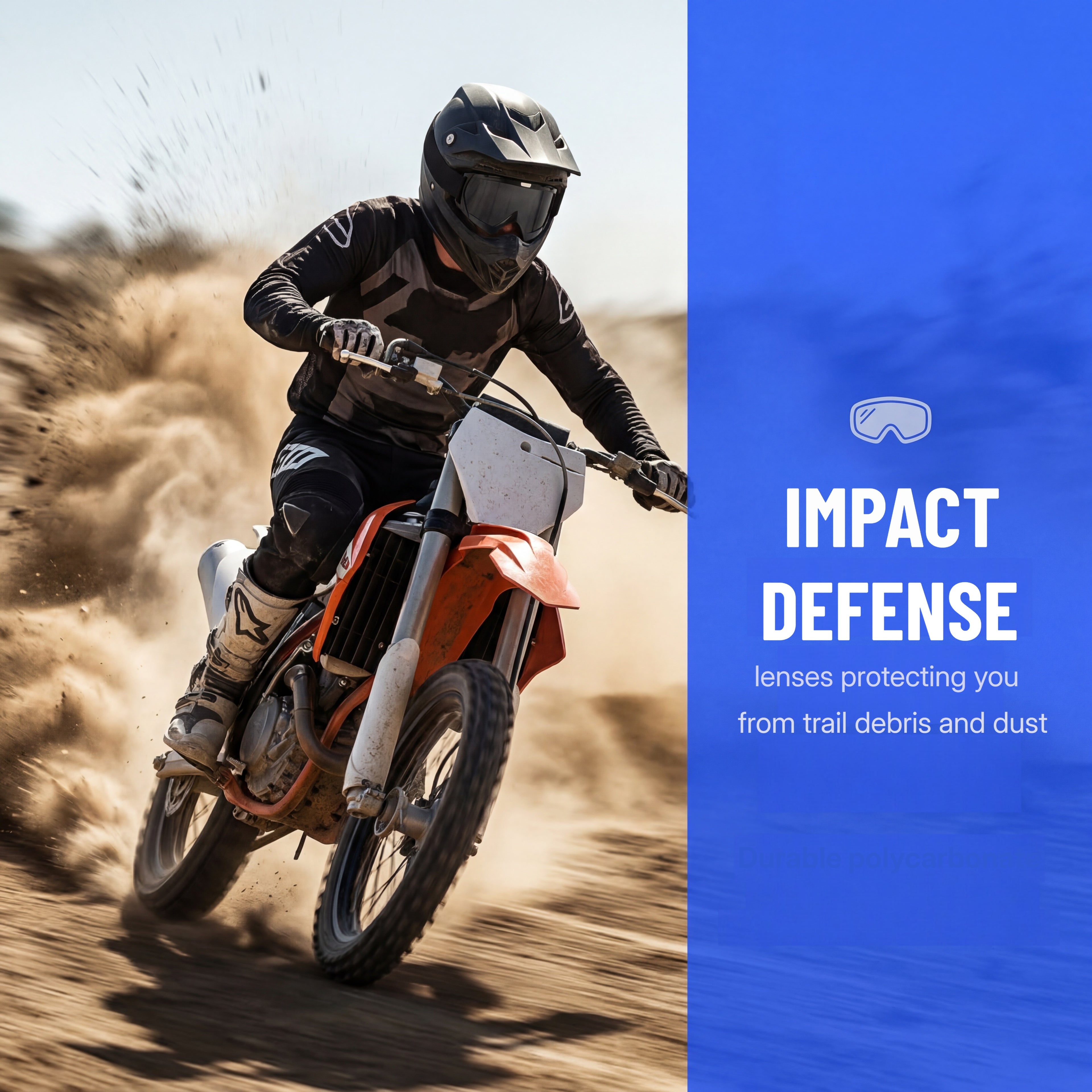 IJOYMOTO Off-Road Goggles – Impact Defense Riding Eyewear