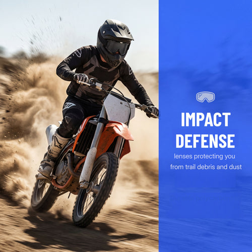 IJOYMOTO Off-Road Goggles – Impact Defense Riding Eyewear