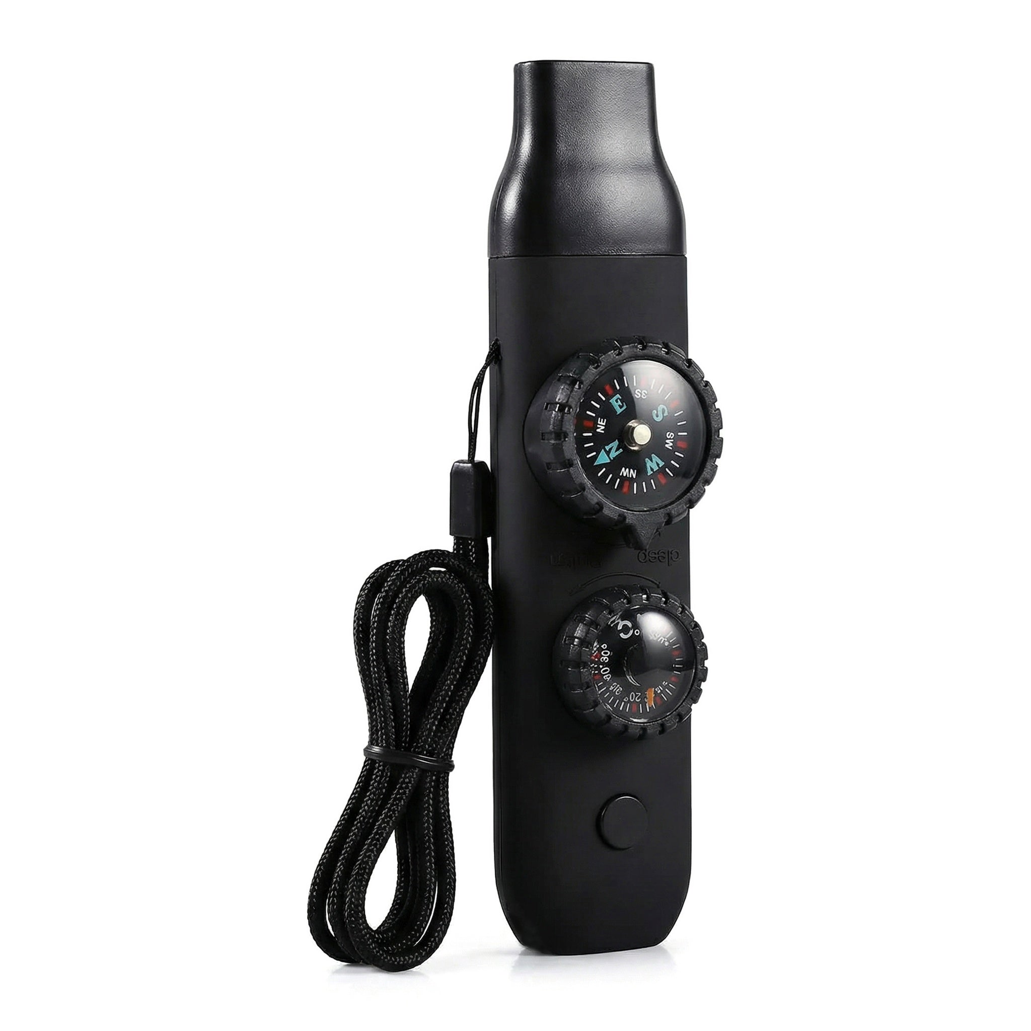 5-in-1 Outdoor Survival Tool – Whistle, Flashlight, Compass & More