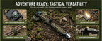 5-in-1 Survival Paracord Bracelet – Compass, Fire Starter & Emergency Whistle